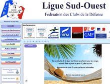 Tablet Screenshot of fcd-ligue-sud-ouest.com